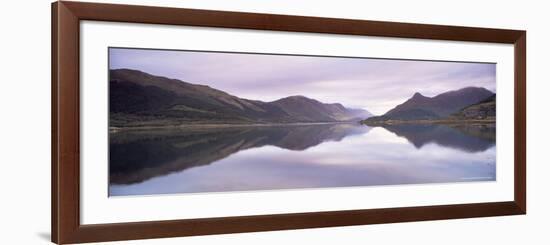 Loch Levan, Glencoe Village, Near Fort William, Highland Region, Scotland, United Kingdom, Europe-Lee Frost-Framed Photographic Print