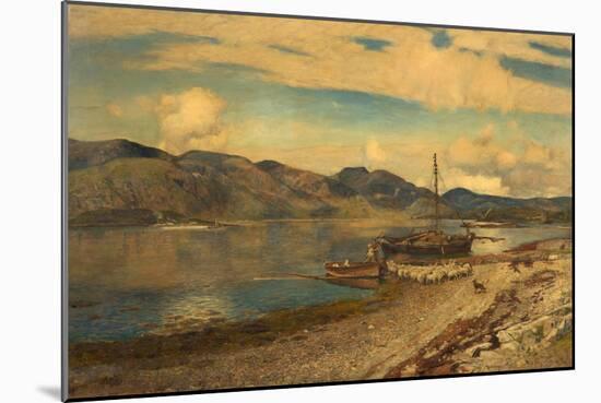 Loch Linnhe at Port Appin, Argyllshire, 1884-Sir David Murray-Mounted Giclee Print