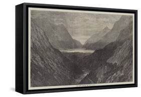 Loch Maree, Dingwall and Skye Railway-Samuel Read-Framed Stretched Canvas