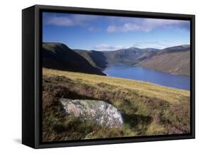 Loch Muick and Lochnagar, Near Ballater, Aberdeenshire, Scotland, United Kingdom, Europe-Patrick Dieudonne-Framed Stretched Canvas