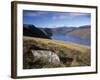 Loch Muick and Lochnagar, Near Ballater, Aberdeenshire, Scotland, United Kingdom, Europe-Patrick Dieudonne-Framed Photographic Print