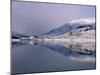 Loch Mullardoch, Glen Cannich, Winter in the Highlands, Scotland Upland Lochs, Snow, Lakes-Niall Benvie-Mounted Photographic Print