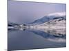 Loch Mullardoch, Glen Cannich, Winter in the Highlands, Scotland Upland Lochs, Snow, Lakes-Niall Benvie-Mounted Photographic Print