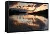 Loch Nedd Near Drumbeg, Highland, Scotland-Peter Thompson-Framed Stretched Canvas