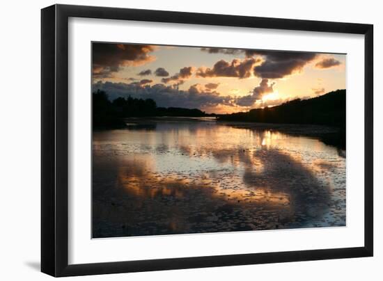 Loch Nedd Near Drumbeg, Highland, Scotland-Peter Thompson-Framed Photographic Print