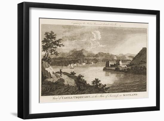 Loch Ness at Castle Urquhart-null-Framed Art Print