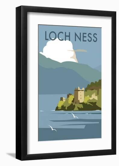 Loch Ness - Dave Thompson Contemporary Travel Print-Dave Thompson-Framed Giclee Print