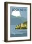 Loch Ness - Dave Thompson Contemporary Travel Print-Dave Thompson-Framed Giclee Print