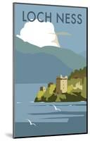 Loch Ness - Dave Thompson Contemporary Travel Print-Dave Thompson-Mounted Giclee Print