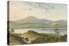 Loch Ness, from Above the Fall of Foyers-English School-Stretched Canvas