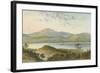 Loch Ness, from Above the Fall of Foyers-English School-Framed Giclee Print