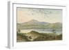 Loch Ness, from Above the Fall of Foyers-English School-Framed Giclee Print
