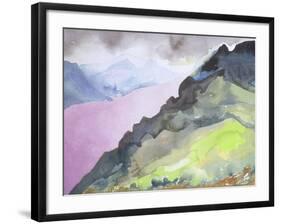 Loch Ness from Glendoe Lodge, 1995-Izabella Godlewska de Aranda-Framed Giclee Print