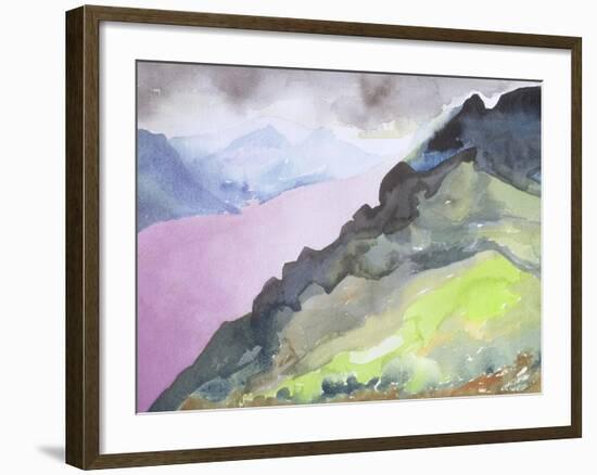 Loch Ness from Glendoe Lodge, 1995-Izabella Godlewska de Aranda-Framed Giclee Print