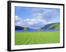 Loch Ness from the Western End, Highlands Region, Scotland, UK, Europe-I Vanderharst-Framed Photographic Print