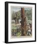 Loch Ness Monster-Giorgio De Gaspari-Framed Art Print