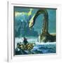 Loch Ness Monster-English School-Framed Giclee Print