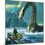 Loch Ness Monster-English School-Mounted Giclee Print