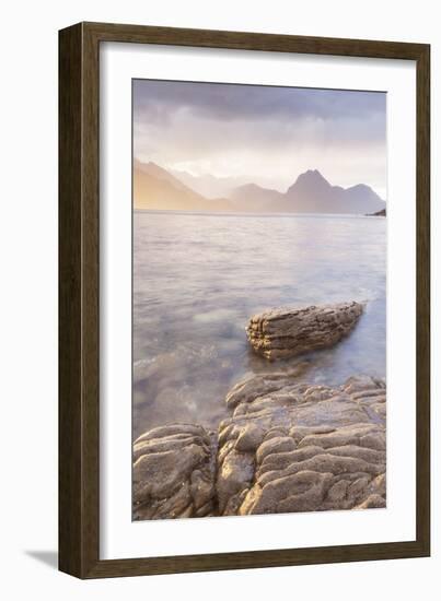 Loch Scavaig and the Cuillin Hills on the Isle of Skye, Inner Hebrides, Scotland-Julian Elliott-Framed Photographic Print