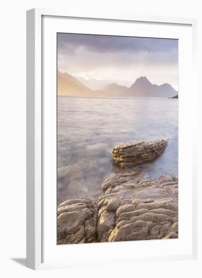 Loch Scavaig and the Cuillin Hills on the Isle of Skye, Inner Hebrides, Scotland-Julian Elliott-Framed Photographic Print