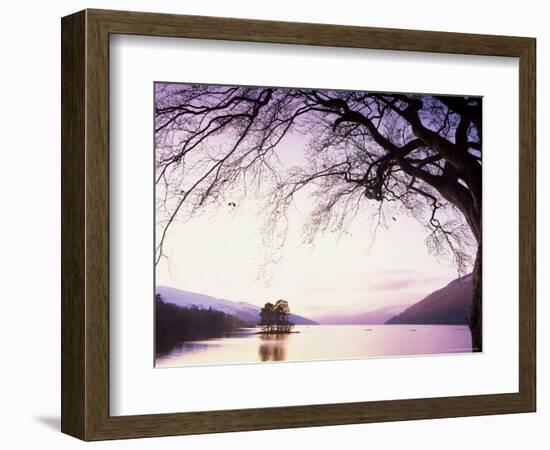 Loch Tay in the Evening, Tayside, Scotland, United Kingdom-Kathy Collins-Framed Photographic Print