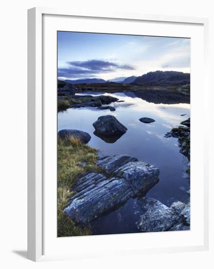 Loch Tollaidh at Dawn, Near Poolewe, Achnasheen, Wester Ross, Highlands, Scotland, United Kingdom-Lee Frost-Framed Photographic Print