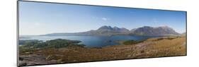 Loch Torridon and Ben Alligin from the Shieldaig to Applecross Road Near Ardheslaig in Wester Ross-Alex Treadway-Mounted Photographic Print