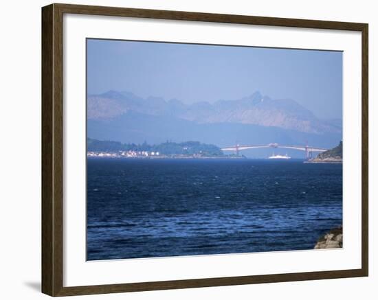 Lochalsh Bridge Linking Mainland to Skye, Inverness-Shire, Inner Hebrides, Scotland-Kathy Collins-Framed Photographic Print