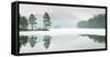 Lochan Eilein in Mid-Winter, the Loch Is Frozen Over-John Potter-Framed Stretched Canvas