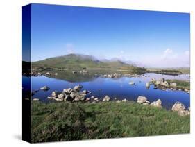 Lochan Na H-Achlaise, Rannoch Moor, Black Mount in the Background, Highland Region, Scotland-Lousie Murray-Stretched Canvas