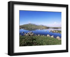 Lochan Na H-Achlaise, Rannoch Moor, Black Mount in the Background, Highland Region, Scotland-Lousie Murray-Framed Photographic Print