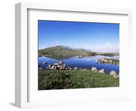 Lochan Na H-Achlaise, Rannoch Moor, Black Mount in the Background, Highland Region, Scotland-Lousie Murray-Framed Photographic Print