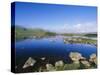 Lochan Na H-Achlaise, Rannoch Moor, Black Mount in the Background, Highlands Region, Scotland, UK-Louise Murray-Stretched Canvas