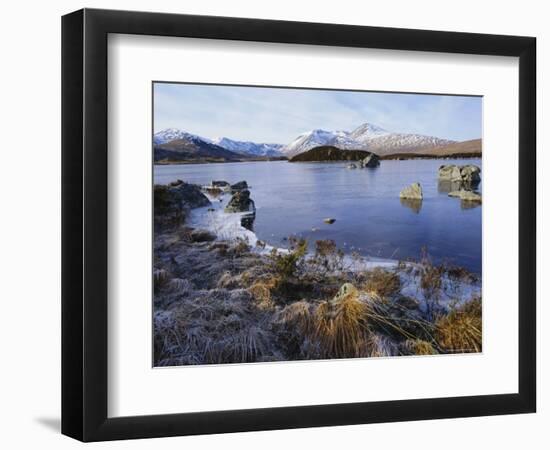 Lochan Na H-Achlaise, Rannoch Moor, Strathclyde, Highlands Region, Scotland, UK, Europe-Kathy Collins-Framed Photographic Print