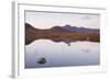 Lochan Na h-Achlaise Reflecting the Surrounding Mountains on Rannoch Moor, Scotland, UK-Julian Elliott-Framed Photographic Print