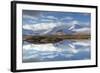 Lochan na Stainge and Black Mount under snow in mid-winter, Argyll and Bute, Scotland-John Potter-Framed Photographic Print