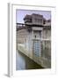 Lock and Dam Control Tower and Gate-jrferrermn-Framed Photographic Print