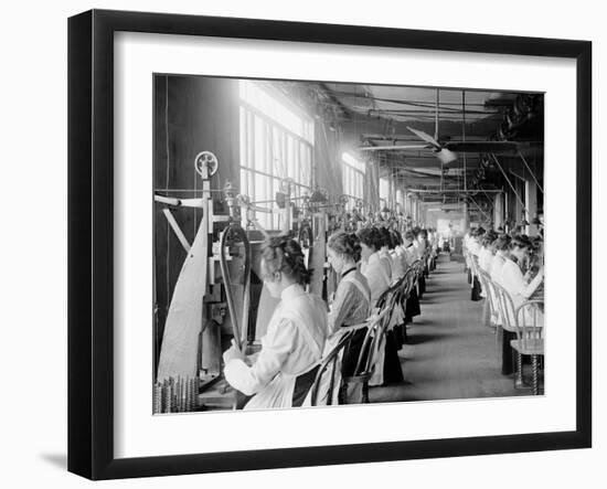 Lock and Drill Dept., National Cash Register, Dayton, Ohio-null-Framed Photo