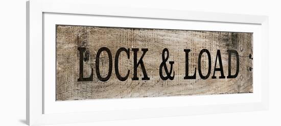 Lock and Load-null-Framed Art Print