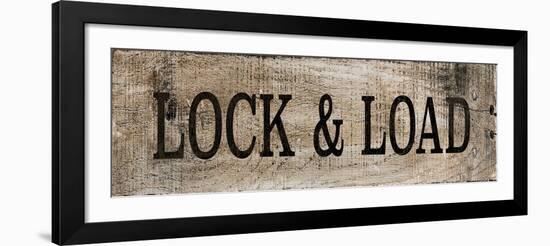 Lock and Load-null-Framed Art Print