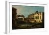 Lock Near Dolo, 1776-Canaletto-Framed Giclee Print