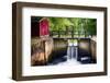 Lock on the D & R Canal, New Jersey-George Oze-Framed Photographic Print