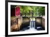 Lock on the D & R Canal, New Jersey-George Oze-Framed Photographic Print