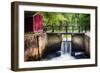 Lock on the D & R Canal, New Jersey-George Oze-Framed Photographic Print