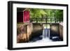 Lock on the D & R Canal, New Jersey-George Oze-Framed Photographic Print