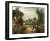 Lock on the Stour-John Constable-Framed Giclee Print