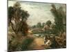 Lock on the Stour-John Constable-Mounted Giclee Print