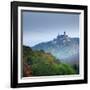 Lock Wernigerode in the First Morning Light, Behind Morning Fog, Saxony-Anhalt-Andreas Vitting-Framed Photographic Print