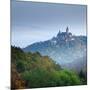 Lock Wernigerode in the First Morning Light, Behind Morning Fog, Saxony-Anhalt-Andreas Vitting-Mounted Photographic Print