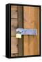 Locked Padlock on Shed-Chris Henderson-Framed Stretched Canvas